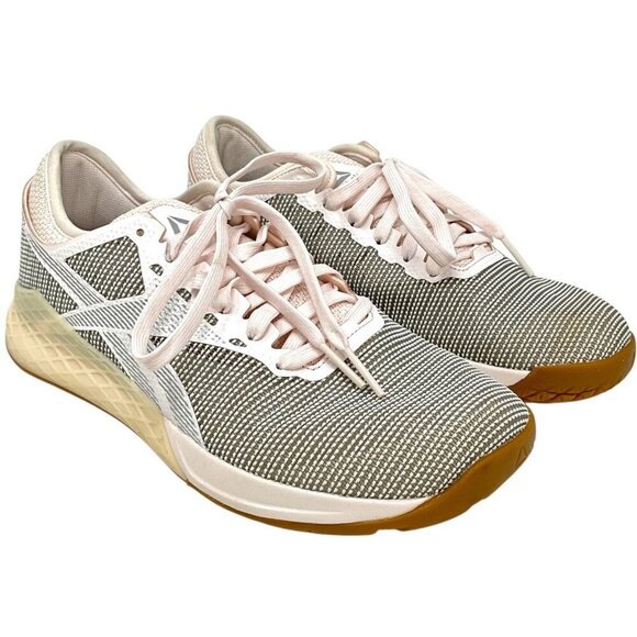 Reebok Nano 9 Glass Cross Trainer Shoes Pink Size 10 CrossFit Weight Lifting - Picture 1 of 12